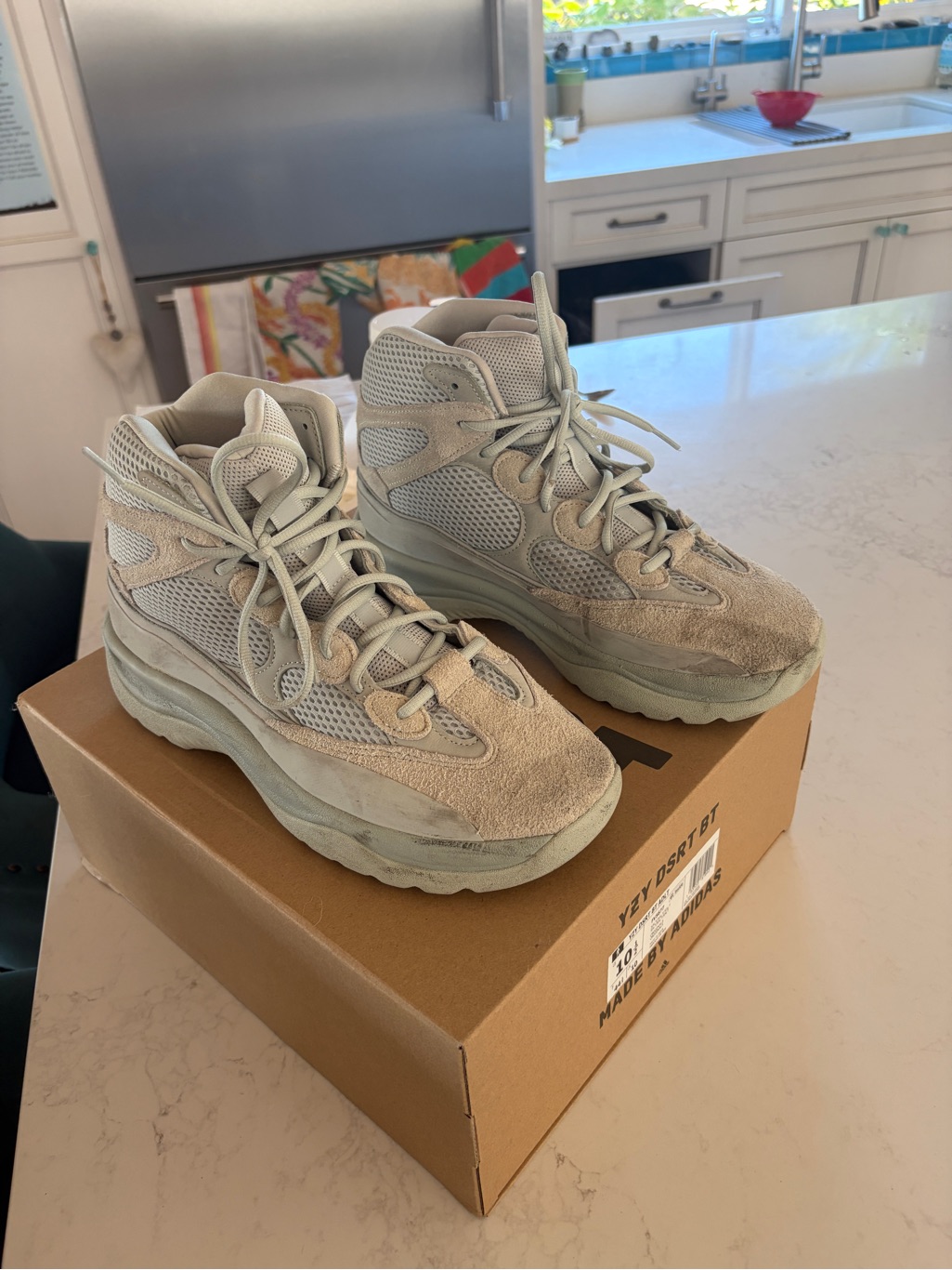 Adidas Yzy Dsrt Bt Box Salt Color